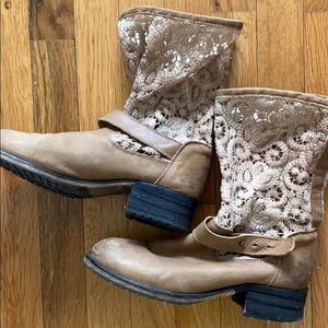 Free People Lace Boots